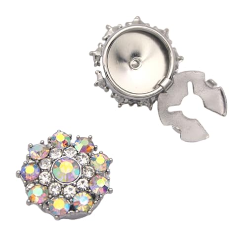 Raffinierte Kleidungsmanschettenlinks Funkelnde Multi Ton Glas Design Komfortable Daily Wear Solution Business Meeting Manschettenknöpfe von Whltzf