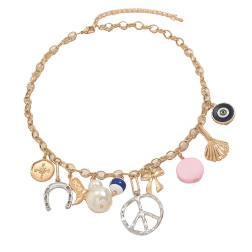 Vielseitige, lässige Strand-Halskette, Schmuck, verstellbare Länge, Schlüsselbeinkette für den täglichen Gebrauch, Daten, Geschenk, lässige Outdoor-Party-Halskette von Whltzf