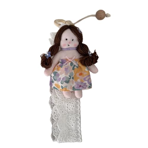 Weicher Haar-Accessoire-Aufbewahrungsgurt, schöne Haarspangen-Kollektion, Gürtel zum Aufhängen mit weichem Stoff-Spielzeug-Detail für Frauen, Schmuck-Display-Zubehör von Whltzf