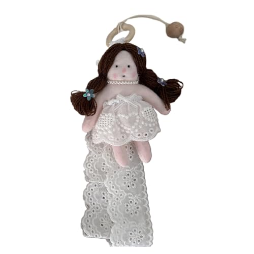 Weicher Haar-Accessoire-Aufbewahrungsgurt, schöne Haarspangen-Kollektion, Gürtel zum Aufhängen mit weichem Stoff-Spielzeug-Detail für Frauen, Schmuck-Display-Zubehör von Whltzf