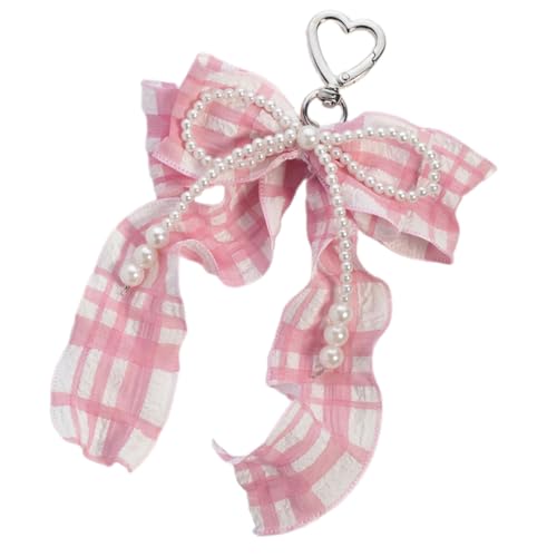 Whltzf Bows Schlüsselbeutel Zauber Für Frauen Geldbeutel Handtasche Rucksack Anhänger Auto Keyring Ästhetische Schlüsselanhänger Charme Ästhetik von Whltzf