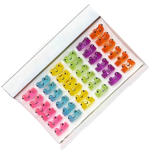 Whltzf Bunte Frösche Geformte Ringe Stilvoller Schmuck Für Männer Und Frauen Verstellbare Größe Finger Ringe Elegantes Accessoire Für Partys Offene Bandringe von Whltzf