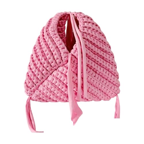 Whltzf Bunte Polyester Moderne Satchel Verstärkte Kanten Dreieckige Basis Kompakte Abendtasche Modehandtasche Für Frauen Kompakte Pendlertasche von Whltzf