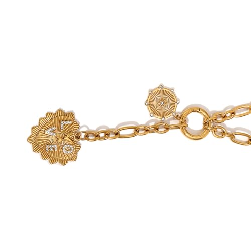 Whltzf Einzigartige Herzlariat Halskette Anhänger Halskette Edelstahl Textur Halskette Halskette Schmuck Aus Der Liebe Aus Rostfreier Stahl Halskette von Whltzf