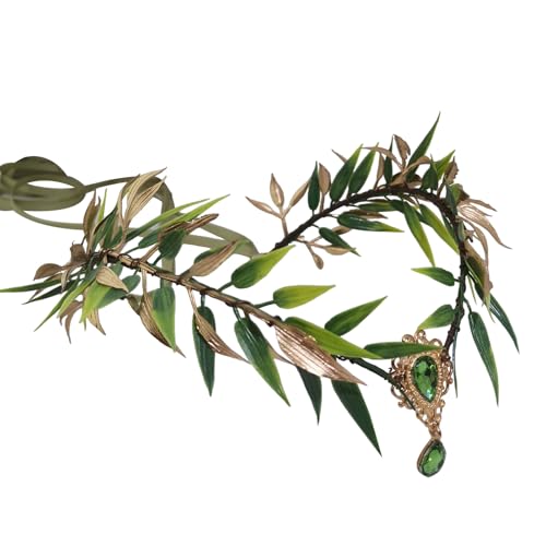 Whltzf Elegant Green Hair Decoration Hoop Mit Retro Stilvollen Designs Robustes Legierungs Mode Accessoire Tragbar Für Damen Retro Hair Accessoire von Whltzf