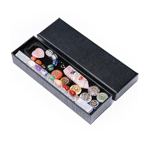 Whltzf Eleganter runder Kristall-Symbol-Anhänger, stilvolles Schmuck-Set für Damen und Herren, handgewebtes Accessoire, Modeschmuck-Set von Whltzf