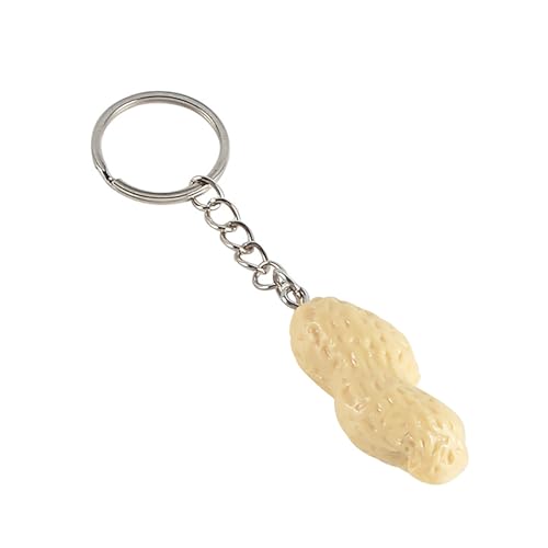 Whltzf Fun Bag Peanut Keyrings Bag Charme Schmuck Einzigartige PVC Legierungschlüsselkette Für Modestudenten Und Jugendliche Erwachsene Niedliche Lebensmittelschlüsselring von Whltzf