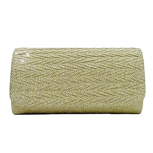 Whltzf Funkelnde Tasche, Hochzeit, Party, Damen, formelle Abendtasche, Bankett, Geldbörse, Cocktail-Handtasche, Clutches mit Kette, funkelnde Schultertaschen, gold Whltzf Funkelnde Tasche, Hochzeit, Party, Damen, formelle Abendtasche, Bankett, Geldbörse, Cocktail-Handtasche, Clutches mit Kette, funkelnde Schultertaschen, gold von Whltzf
