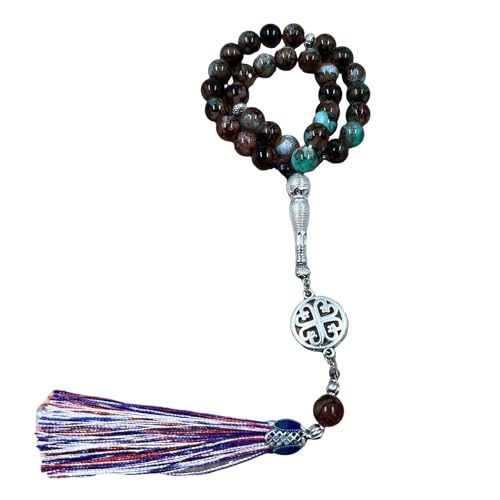 Whltzf Gebetsperlen Armband Perlen Armband Religiöse Handgelenk Schmuck Religiöse Accessoire Glas Textur Geeignet Für Tägliche Spirituelle Meditationsperlen von Whltzf
