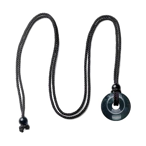 Whltzf Halskette mit Gothic-Kristall-Achat-Anhänger, Choker-Schnalle, Halskette für Damen, elegante verstellbare Kette, schlichtes Design, Schmuckschnalle, Halskette für Mädchen von Whltzf