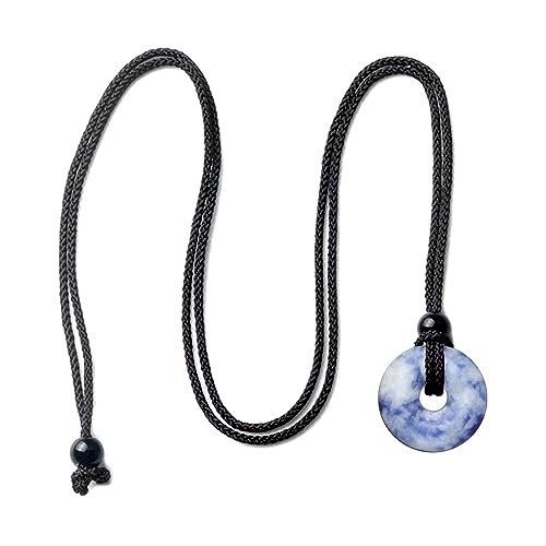 Whltzf Halskette mit Gothic-Kristall-Achat-Anhänger, Choker-Schnalle, Halskette für Damen, elegante verstellbare Kette, schlichtes Design, Schmuckschnalle, Halskette für Mädchen von Whltzf