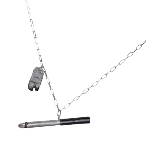 Whltzf Halskette mit Zigaretten, zeitgenössischer Legierung, Schmuckakzent für Modebegeisterte und besondere Feier-Outfits, coole Stile, Legierungs-Halskette von Whltzf