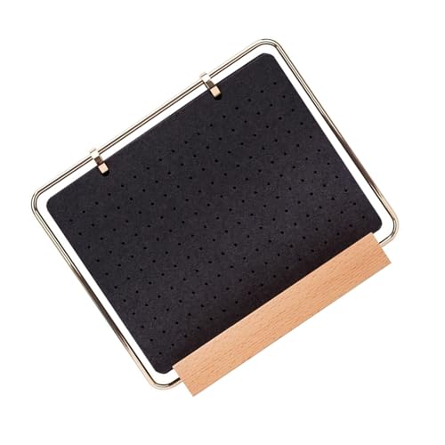 Whltzf Holzsockel Badge Display Organizer Stilvolle Brosche Pin Sammlung Aufbewahrung Kalender Große Kapazität Button Holder Seiten Badge Holder von Whltzf