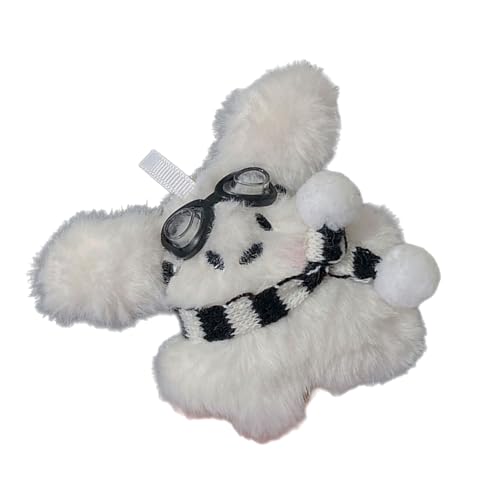 Whltzf Hund Plüschspielzeug Schlüsselbund Weich Gefüllte Tierbeutel Charme Rucksack Anhänger Accessoire Handgefertigt Halloween Zimmerdekoration Süßes Welpe Spielzeug von Whltzf