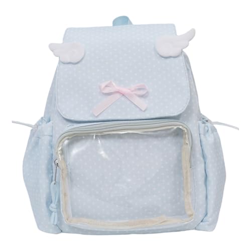 Whltzf Itabag Rucksäcken Geldbeutel Klarer Umhängetaschen Transparenzstifte Display Daypack Reisetaschen Handtasche Für Schule Anime Cosplay Itabag Rucksäcke von Whltzf