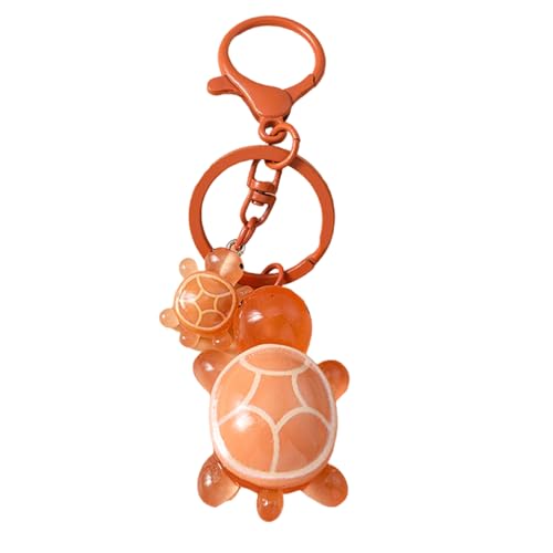 Whltzf Leichte Schildkrötenschlüsselende Tierform Keychain Geldbeutel Charme Tortoise Rucksack Accessoire Für Trendige Frauen Und Teenager Schlüsselhalter von Whltzf