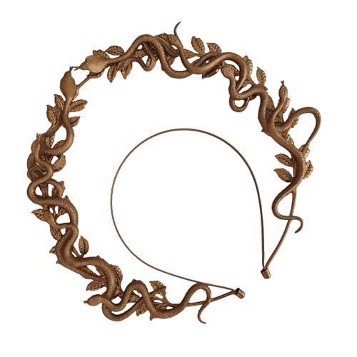 Whltzf Mythische Schlangenformular Kopfstück Bequeme Schlangenform Haarbandschmuck Für Karnevalsbälle Und Fantasy Event Party Kostümstirnband von Whltzf