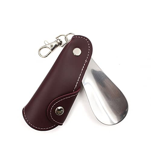 Whltzf Neuartiger Metall-Schuhlöffel-Schlüsselanhänger, PU-Leder, Schlüsselanhänger, Schuhabzieher, tragbares Schuhgerät für Zuhause und Schuhgeschäft, Metall-Schuhlöffel für Herren Whltzf Neuartiger Metall-Schuhlöffel-Schlüsselanhänger, PU-Leder, Schlüsselanhänger, Schuhabzieher, tragbares Schuhgerät für Zuhause und Schuhgeschäft, Metall-Schuhlöffel für Herren von Whltzf