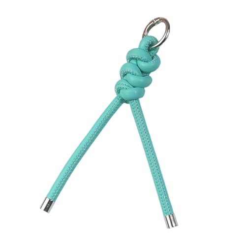 Whltzf PU Lederseil Keychain Anhänger Handgewebte Dreieckige Schlüsselkette Hängende Dekoration Vielseitige Beutelzubehör Travel Und Pendelpendelschlüsselkette von Whltzf