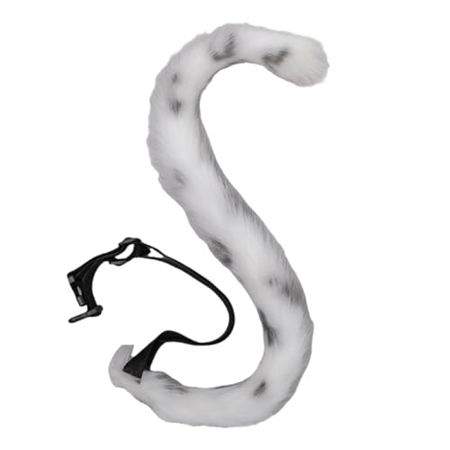 Whltzf Plüsch-Katzenohren-Haarbänder, Schwanz, weiches Kostüm, Haar-Accessoire für Halloween-Partys, Kinder und Erwachsene, verstellbares Cartoon-Haarband, bequem, Plüsch-Katzenohren-Haarschmuck von Whltzf