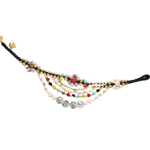 Whltzf Retro-Accessoire im ethnischen Stil für Frauen mit handgewebter Handwerkskunst und Stilen, für den täglichen Gebrauch, Freizeitkleidung, handgewebt von Whltzf