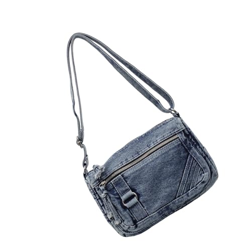 Whltzf Schultern Geldbörsen Für Frauen Kleine Crossbody Taschen Umhängetasche Jean Hobos Handtaschen Mit Verstellbaren Schultergurten Denims Crossbody Geldbörsen von Whltzf