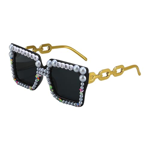Whltzf Shades Shades Polarisierte Gläser, Hip-Hop, trendige, übergroße Requisiten, Unisex, stilvolle Sonnenbrille, leicht, PC-Rahmen, Sonnenbrille, C von Whltzf