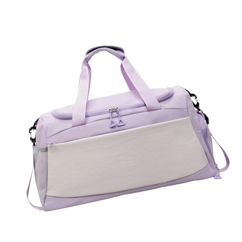 Whltzf Sports Fitness Tasche Für Frauen Mädchen Reisen Reisetaschen Leichtes Gewicht An Wochenenden Wasserresistente Übernachtungstaschen Sports Gymnastik von Whltzf