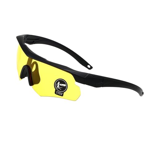 Whltzf Stilvolle Herren-Sonnenbrille für Strand- und Bergabenteuer, Schutzbrille, farbige Gläser, Sport-Sonnenbrille, D von Whltzf