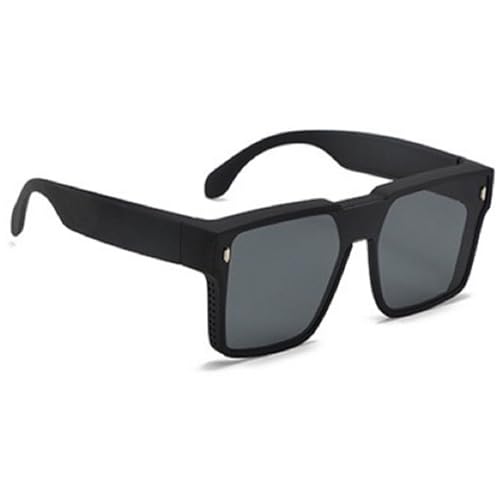 Whltzf Stilvolle Hip-Hop-Sonnenbrille, Foto-Requisiten, übergroße Schattierungen, Trendsetter, Hip-Hop-Farbtöne, Hipster-Kostüm, bequem zu tragen, sandschwarz von Whltzf