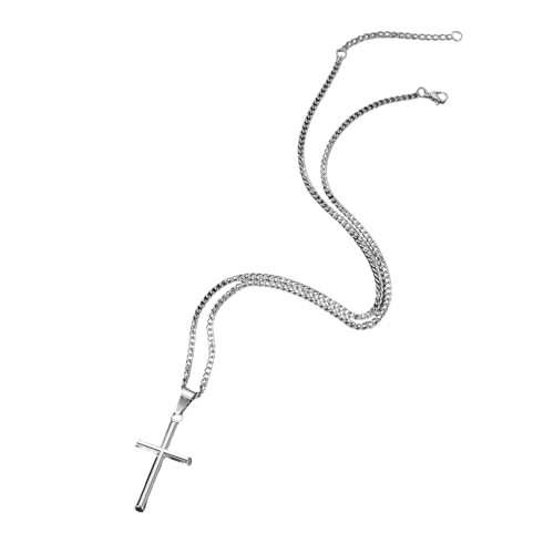 Whltzf Stilvolle Kreuze Anhänger Charm Halskette Die Gegen Den Tod Schmuckzubehör Für Die Personalisierung Von Ausdruck Und Den Glauben Crosses Halskette Resistent von Whltzf