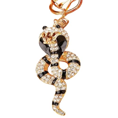 Whltzf Stilvoller Schlangenschlüsselhalter Sparkling Key Orloy Legierung Textur Geldbörse Accessoire Für Geburtsjahr Und Tägliches Gebrauch Stylish Tasche Accessoire von Whltzf