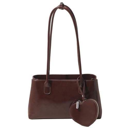 Whltzf Umhängetasche Leder Toted Handtaschen Abend Klagen Geldbörse PU Lederschleuder Hoboes Handtasche Trendy Unterarmtasche Frauen Hoboes von Whltzf