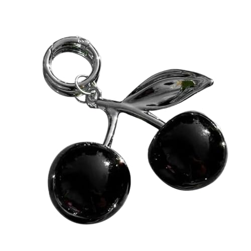 Whltzf Unique Cherrys Love Lock Keychain Charm Elegant Designs Schlüsselhalter Zubehör Tragbar Für Modische Personen Cherrys Anhänger von Whltzf