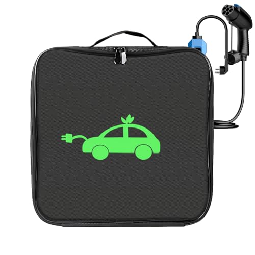 Aufbewahrungstasche für EV Kabel – wasserdichte Aufbewahrungstasche für, Organizer für Überbrückungskabel | für Ladegerät für Elektroautos mit großer Kapazität, Ladezubehör d von Whnbuij