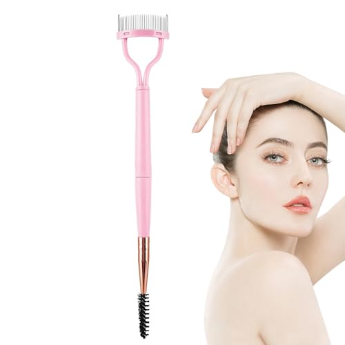 Augenbrauenbürste für Wimpern - Lightrweifgt Doppelkopf Edelstahl Augenbrauen Wimperntrenner | Tragbare Halbbogen-Make-up-Werkzeuge, gefaltete Wimpernpinsel für Frauen, Fi Augenbrauenbürste für Wimpern - Lightrweifgt Doppelkopf Edelstahl Augenbrauen Wimperntrenner | Tragbare Halbbogen-Make-up-Werkzeuge, gefaltete Wimpernpinsel für Frauen, Fi von Whnbuij