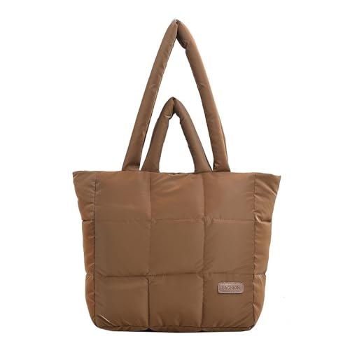 Balltasche für Damen – Stilvolle aufgeblasene Tasche, langlebige große Umhängetasche | modische gesteppte gepolsterte Schultertaschen, isolierte Mode-Tasche, wasserdichte Aufbewahrungstasche, von Whnbuij