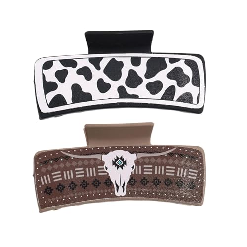 Cowgirl-Haarspange – Haarspange mit Western-Print, quadratische Haarspange mit fester Klaue | Starker Halt der Haarspange mit klassischem Western-Cowboy-Design, perfekte böhmische Western-Haarspange f Cowgirl-Haarspange – Haarspange mit Western-Print, quadratische Haarspange mit fester Klaue | Starker Halt der Haarspange mit klassischem Western-Cowboy-Design, perfekte böhmische Western-Haarspange f von Whnbuij