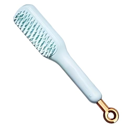 Einziehbare Haarbürste, Reisegröße, faltbarer Haarentwirrer, kompakter Taschen-Haarkamm, Massagekamm für Frauen, tragbare Haarbürste für unterwegs, faltbares Haarpflegewerkzeug, Anti-Rutsch-Entwirrung von Whnbuij