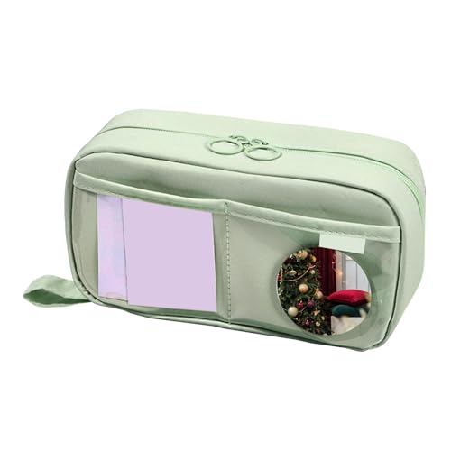 Federmäppchen-Beutel – Großer Federmäppchen-Organizer, stilvolle wasserdichte Aufbewahrungstasche | 21 x 7 x 11 cm große tragbare Bleistift-Organizer-Box mit Griff, geräumiges Federmäppchen für Grunds von Whnbuij