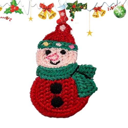 Gehäkelte Haarspangen für Mädchen, Weihnachts-Haarspangen | Dekorative Weihnachts-Haarnadel - Haarnadeln Haarspangen Bequeme Haarspangen für Frauen und Mädchen von Whnbuij