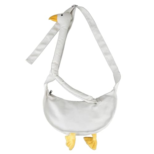Geldbörse in Tierform, Gänse-Umhängetasche | Lustige Gänse-Umhängetasche aus, Kawai-Gänse für, Mädchen, Reisen und den täglichen Gebrauch, niedliche Tier-Tragetasche aus fü von Whnbuij