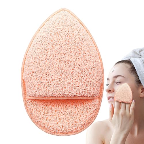 Gesichtsreinigungsschwämme – Wiederverwendbarer Make-up-Entferner, Gesichtsschwämme | Sanfte Gesichtspads für die Hautpflege, weiches Gesichtspeeling, hautfreundliche Reinigungspads für den täglichen von Whnbuij