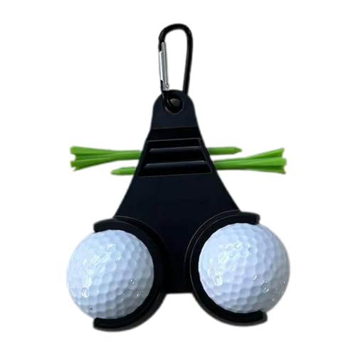 Golfball-Clip – robuster Golfballhalter für Tasche oder Gürtel, leicht zu öffnender Ball-Organizer, Golfklemmen-Zubehör, leichtes Sportzubehör, praktische Ballaufbewahrung, Golfzubehör für Männer und von Whnbuij