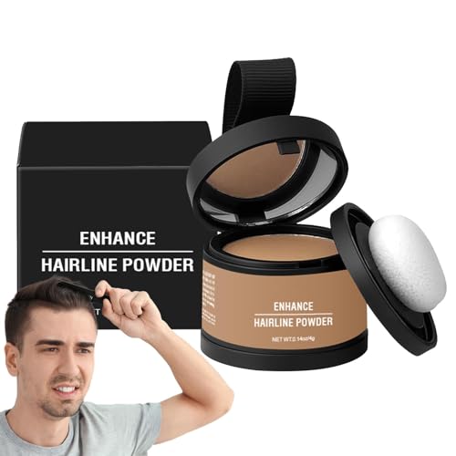 Haarpulver für Frauen, Haarpuder mit Applikator, wasserfest, langanhaltender grauer Korrektor, sofortige Fülle, für Männer und Frauen von Whnbuij
