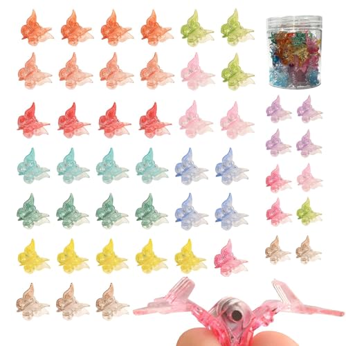 Haarspangen – 50 Stück kleine bunte Tier-Haarspangen, kleine bunte Haarspangen für Mädchen, niedliche Haarspangen, Haar-Accessoires Haarspangen – 50 Stück kleine bunte Tier-Haarspangen, kleine bunte Haarspangen für Mädchen, niedliche Haarspangen, Haar-Accessoires von Whnbuij