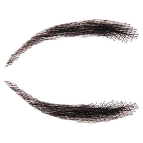 Human Hair Fake Augenbrauen - Leichte falsche Augenbrauen für Frauen | 1 Paar handgefertigte Augenbrauen, wiederverwendbare falsche Spitzen-Augenbrauen, atmungsaktive Häkelbrauen für Frauen Human Hair Fake Augenbrauen - Leichte falsche Augenbrauen für Frauen | 1 Paar handgefertigte Augenbrauen, wiederverwendbare falsche Spitzen-Augenbrauen, atmungsaktive Häkelbrauen für Frauen von Whnbuij