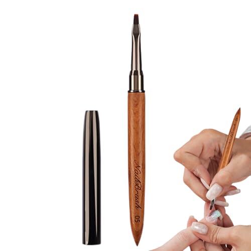 Nageldesign-Pinsel, Detail-Nagelkunstpinsel | Nageldesign-Malpinsel,Nagellackpinsel aus Sandelholz für dünne Details, feine Zeichnungen, lange Linien, für den Heimgebrauch und den professionellen Nage von Whnbuij