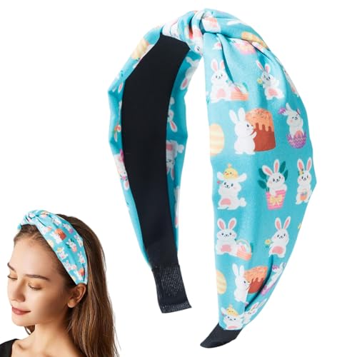 -Stirnband, breites Knotenband, breite -Stirnbänder für Frauen | Elegantes süßes -Stirnband für Urlaub, Dating, Reisen, Tänze, Partys, Hochzeiten. von Whnbuij