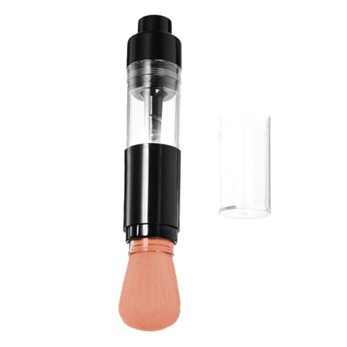 Pepa Press On Makeup Pinsel - Verdeckter Puderpinsel zum Entfernen der Puderbürste - Tragbares Make-up-Pinsel-Applikator-Werkzeug für Mädchen Mutter Mutter Mutter von Whnbuij
